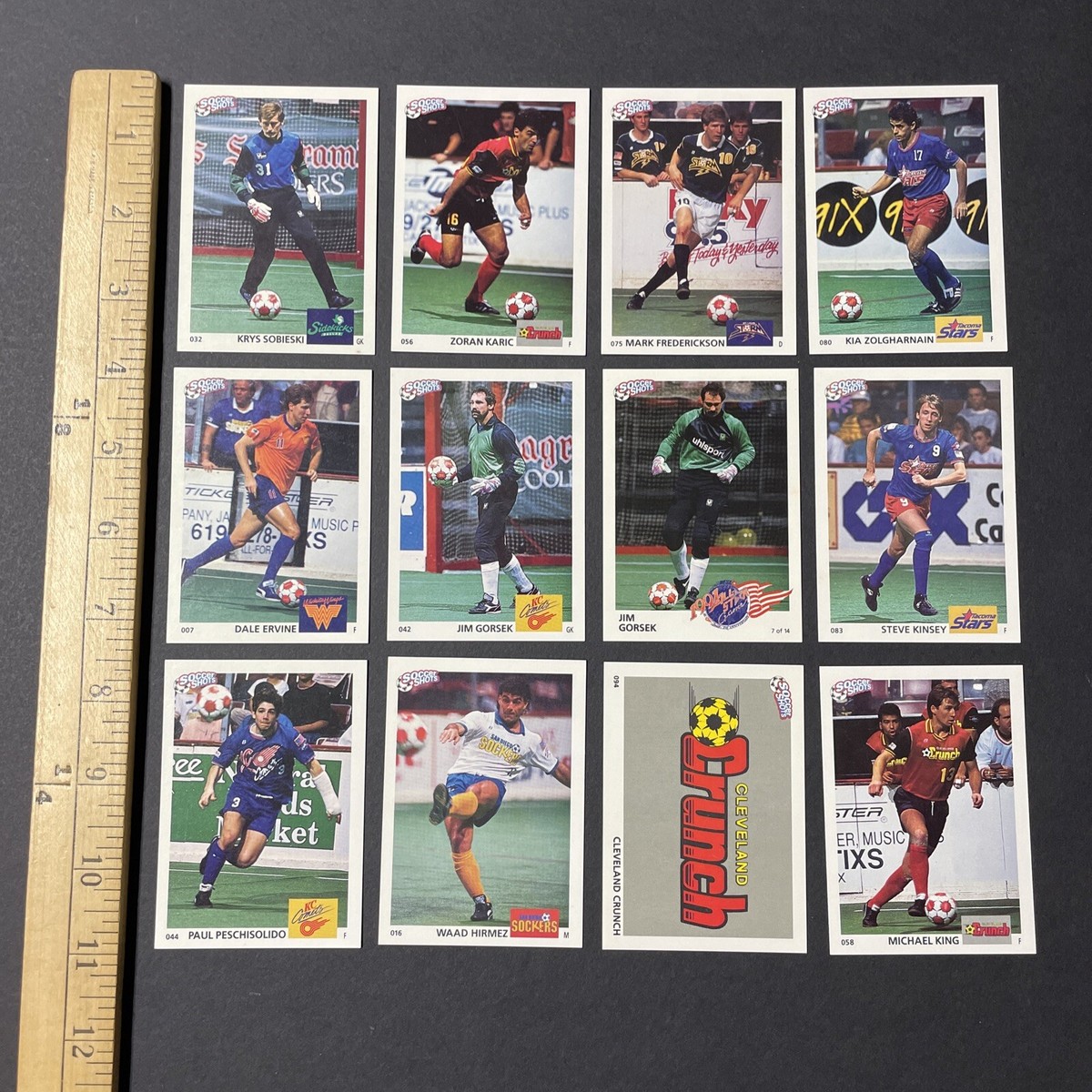 Lot Of Vintage 1991 Soccer Shots Trading Cards Sports Card Lot MLS