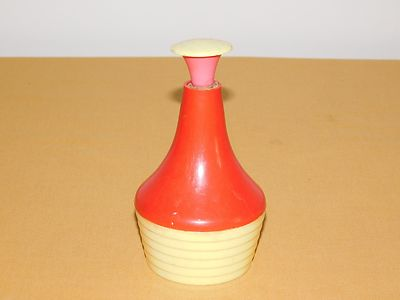 #ad VINTAGE KITCHEN RED YELLOW GOTHAMWARE PLASTIC WATER SPRINKLER IRONING BOTTLE $79.99