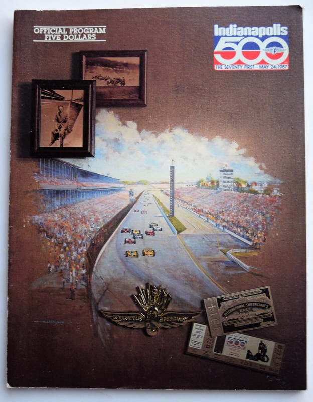 1987 INDY 500 OFFICIAL PROGRAM