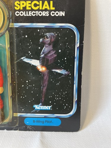 Vintage Star Wars POTF 92 Back B-WING PILOT MOC Kenner 71280 Collectors Coin - Picture 4 of 12
