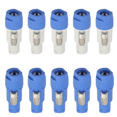 10x Neutrik Powercon Typ A Nac3Fca Nac3Mpa-1 3 Pin Gehäuse Stecker Panel Adapter