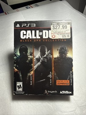 Call of Duty Black Ops 1, 2, & 3 Collection PS3 PlayStation