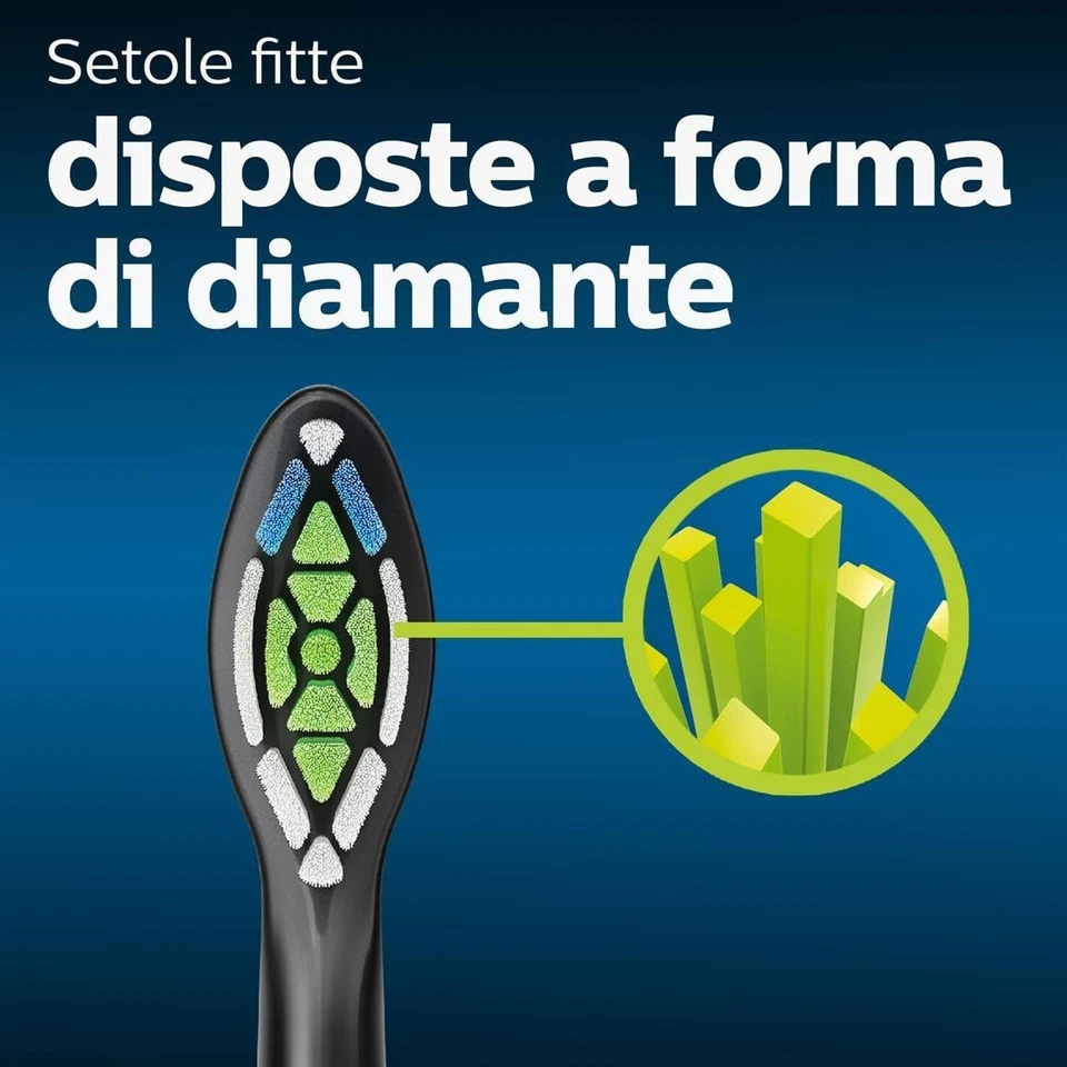 Philips Sonicare HX6064/11 Pack da 4 Testine di Ricambio W2 Optimal White Standa - Immagine 4 di 4