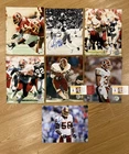 Lot of 7 Washington Redskins Signed Autographed 8X10 Photographs NFL