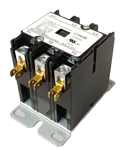 Definite Purpose Contactor, 3 Pole, 40 Amps, 120 Coil Voltage, C340B