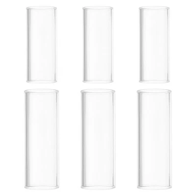 6 Pcs Curseur De Doigt Guitare Verre Coulissante Accessoires Pour Électrique - Photo 1/4