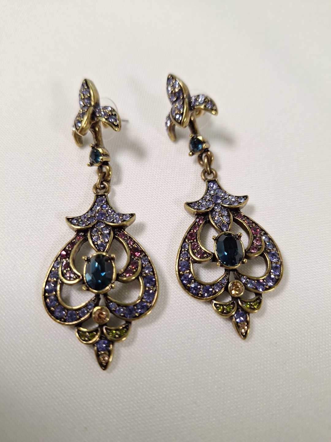 Heidi Daus Original Statement Dangle Swarovski Cr… - image 4