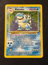 Blastoise 002/102 Base Set Holo 1999 Pokemon WOTC Starter Vintage