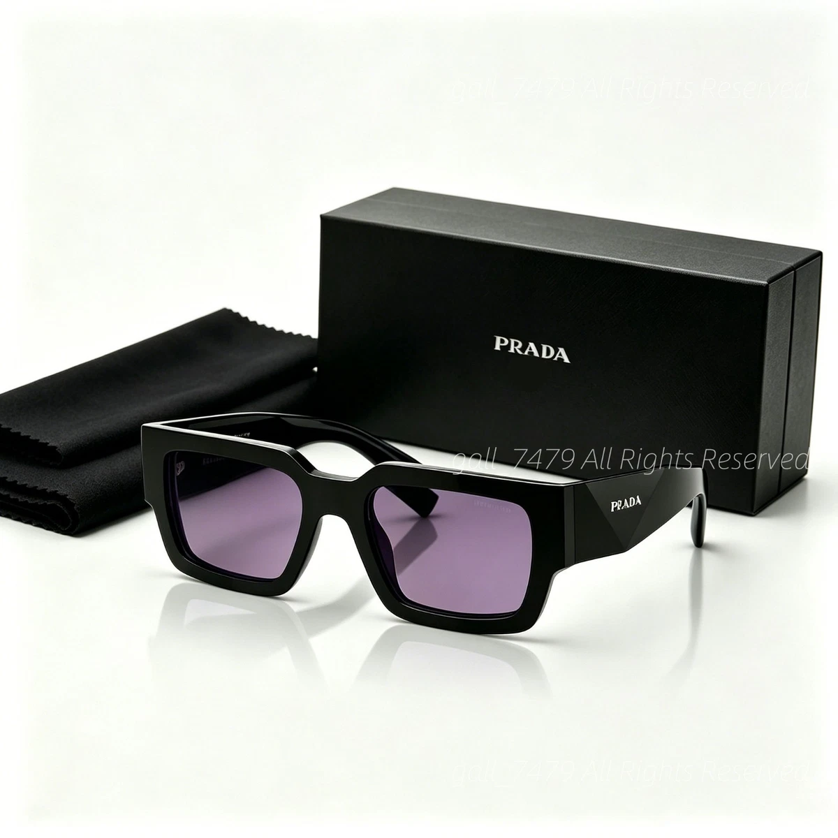 PRADA Purple Square Sunglasses for Women for sale | eBay