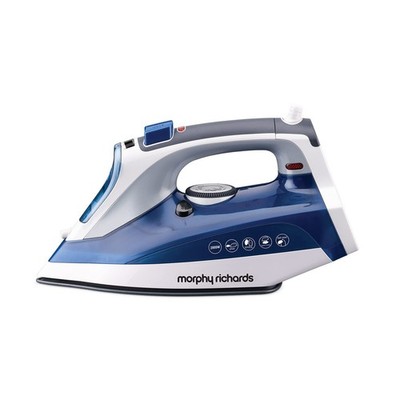 Morphy Richards Super Glide 2000W Steam Iron with Steam Burst Blue 220V
