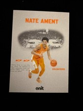 2025-26 ONIT Tennessee Volunteers Vestige #VS-6 NATE AMENT Nrmt+ Very tough!!