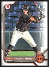 2022 Bowman #BP-110 Diego Velasquez Prospects