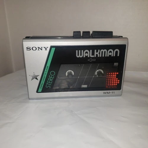 Sony Walkman WM-11 Stereo Cassette Player Clean Working Vintage