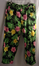Lauren Ralph Lauren Floral Pants Cotton Size 18W Good Condition
