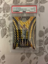 2024-25 Panini Mosaic - Elevate Victor Wembanyama #11 Reactive Yellow Mosaic /99