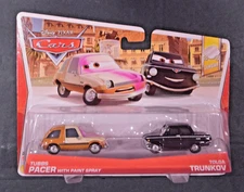 Tubbs Pacer w/Paint Spray Tolga Trunkov Lemons Disney Pixar Cars 2 New