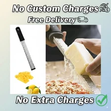 Stainless Steel Cheese & Citrus Grater Zester – Lemon Zester Food Grater Tool