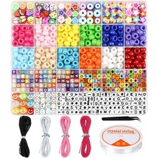 Creative Jewelry Making Kit: 300 Pony Beads and More for Girls Ages 6-12
