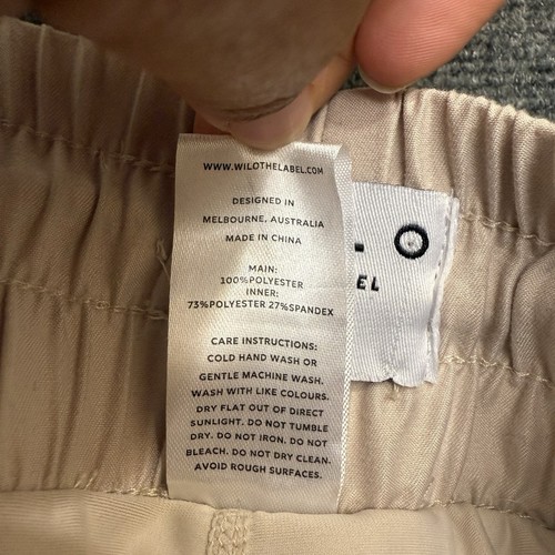 WILO The Label Laufshorts Gummibund beige sportlich Lounge L - Bild 7 von 7
