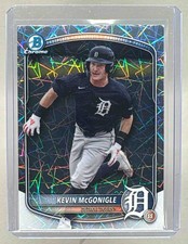 Kevin McGonigle 2025 Bowman Draft #BDC-59 Lazer Refractor Chrome
