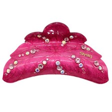 French-Style Rhinestone Hair Claw Clips women, Large Hair Clips for Thick Hai...