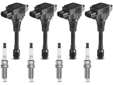 Ignition Coil and Spark Plug Kit For 2014-2015 Nissan Rogue Select XZ764NG