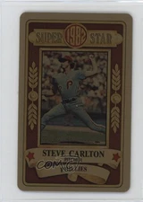 1982 Perma-Graphics/Topps Credit Cards Gold Steve Carlton #150-SS8210 HOF