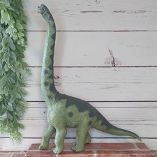 The Carnegie Safari Collection 1988 Brachiosaurus Dinosaur Green Model 14" Tall