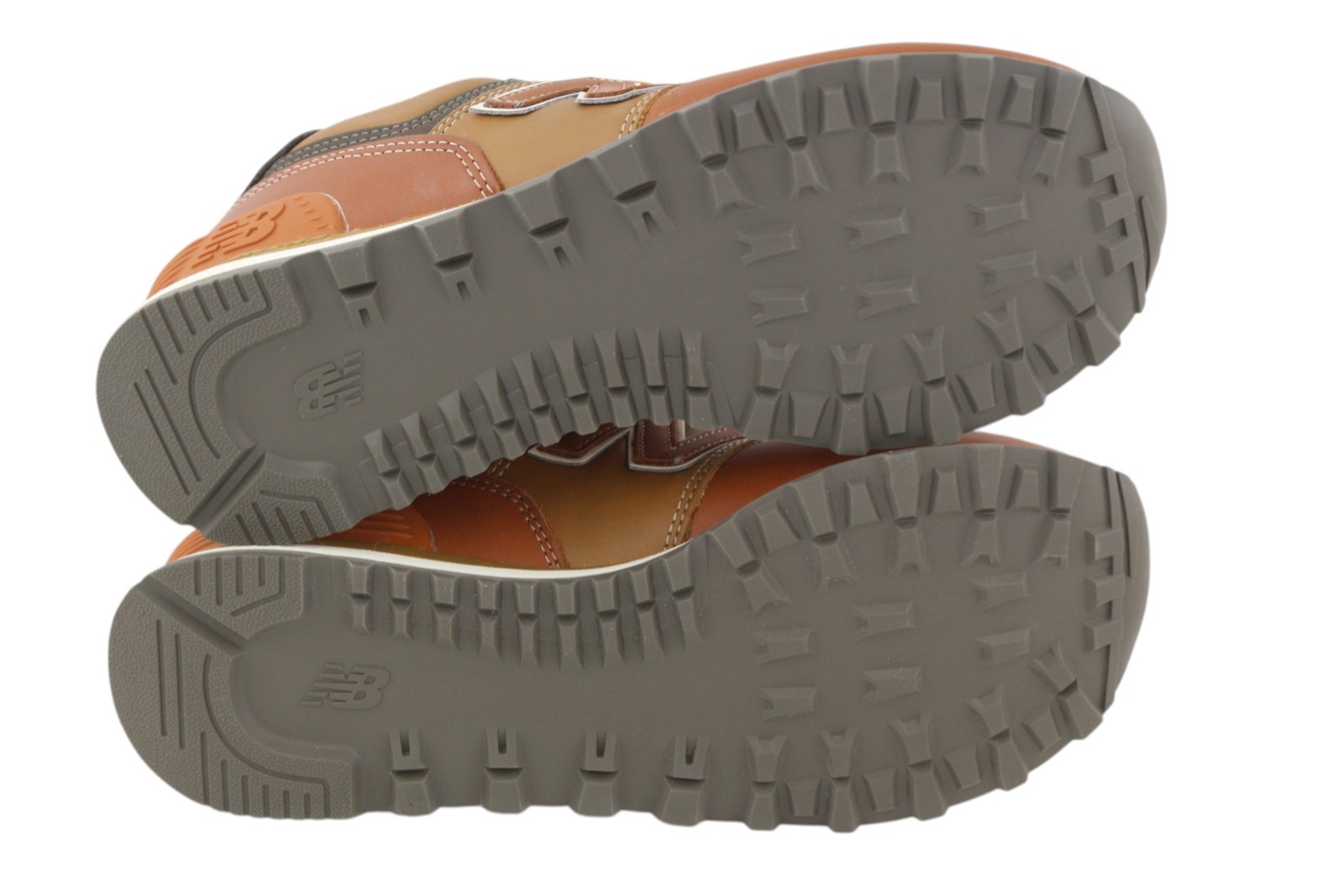 NEW BALANCE 574 Men Sneakers EU40 Brown Leather Low Cut Lace Comfort Shoes thumbnail 7