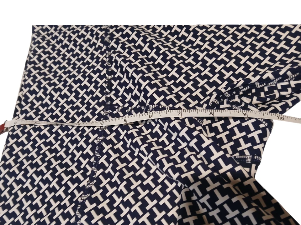 Tory Burch Sport Azul Oscuro Blanco Chevron T Mujer Pequeño Foto 4 de 4