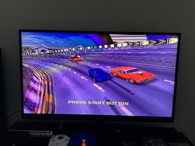 clear blue HDMI MOD Sega Dreamcast Launch Edition Console 