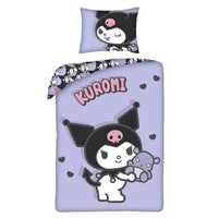 Hello Kitty Kuromi Einzel Bettbezug Set 2-In-1 Eu GrößE Sanrio Offizielles Merch