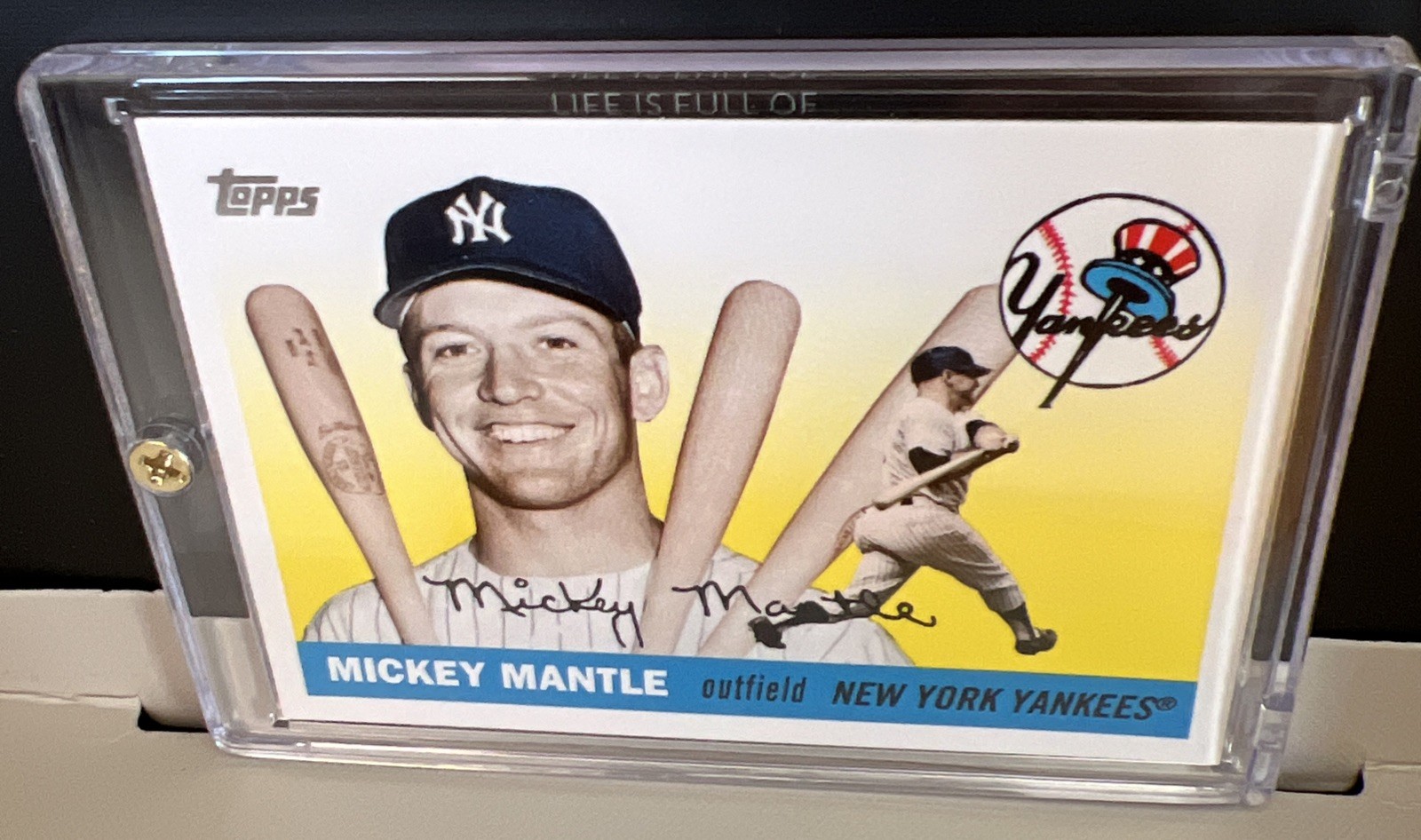 2008 TOPPS MICKEY MANTLE STORY #MMS47 YANKEES HOF