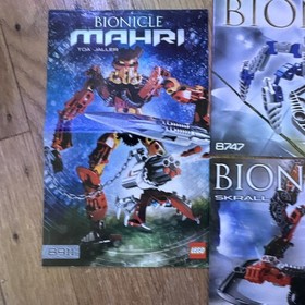 LEGO BIONICLE Instructions Manual Booklet Only Lot 8911 8747 8978 8988
