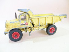 DINKY 965 TEREX GM DUMPER POSTERIORE CAMION DA CAVA. RARO MOZZO ROSSO.