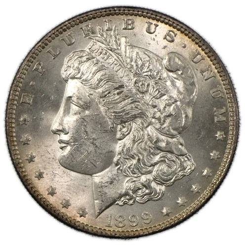 1899 P BU+ Morgan Silver Dollar $1 Brilliant Uncirculated Philadelphia