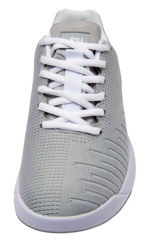 BSI Women's Glide White/Grey Athletic Bowling Shoes - Afbeelding 6 van 7