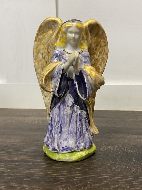 8” Angel Figurine By Tii Collections 