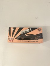 MINI GT 1/64 LB Works Lamborghini Aventador Black Liberty Walk #58 RHD (Sealed) 