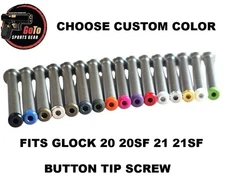 For GLOCK 20 GEN 1-3 Stainless Steel Guide Rod with Button Tip Screw Coated