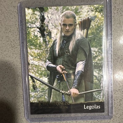 Topps Lord of the Rings Fellowship Base Trading Card #12 Legolas Elven Man 2001