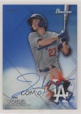 2021 Bowman Sterling Prospect Blue Refractor 23/25 Jake Vogel #BSPA-JV Auto 0nr3