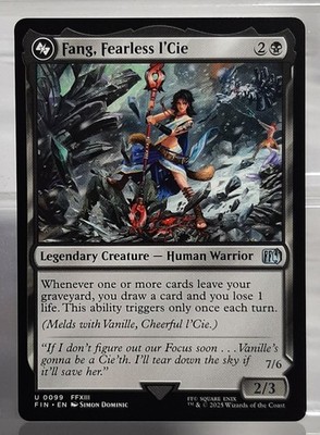 Fang, Fearless I` Cie - Uc/Leg. Kreatur - Magic the Gathering: Final Fantasy NM