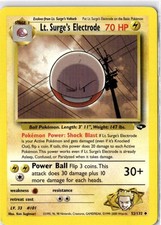 Lt. Surge's Electrode 52/132 UC Gym Challenge Pokemon Unlimited on eBay