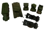 7 ASSORTED COLLECTION PLAY WORN VINTAGE DINKY ARMY TRUCKS, TANKS, CAR METAL TOYS