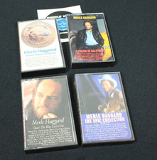 Lot of 4 Merle Haggard Cassette Tapes Tested