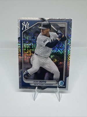 2024 Bowman Chrome Juan Soto Mega Mojo Refractor Yankees #89