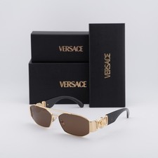 Versace VE2287 100273 Gold/Brown 58-14-140 Sunglasses New Authentic