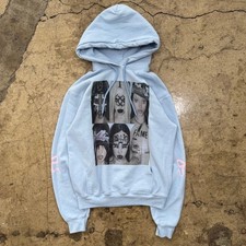 Light Blue Graphic Hoodie 0060 Port  Company