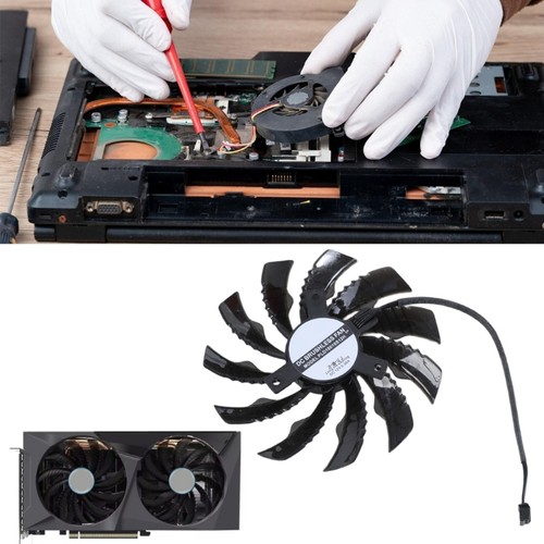 Ventilateur Refroidissement Carte Graphique 4 Broches DC12V pour Ventilateur Carte Vidéo 3050 3060T - Photo 5/20